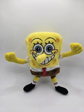 SpongeBob SquarePants Vintage Stuffed Animal With Bendable Legs And Arms